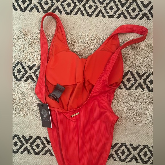 Vince Camuto Red Swim Suit - Picture 2 of 3